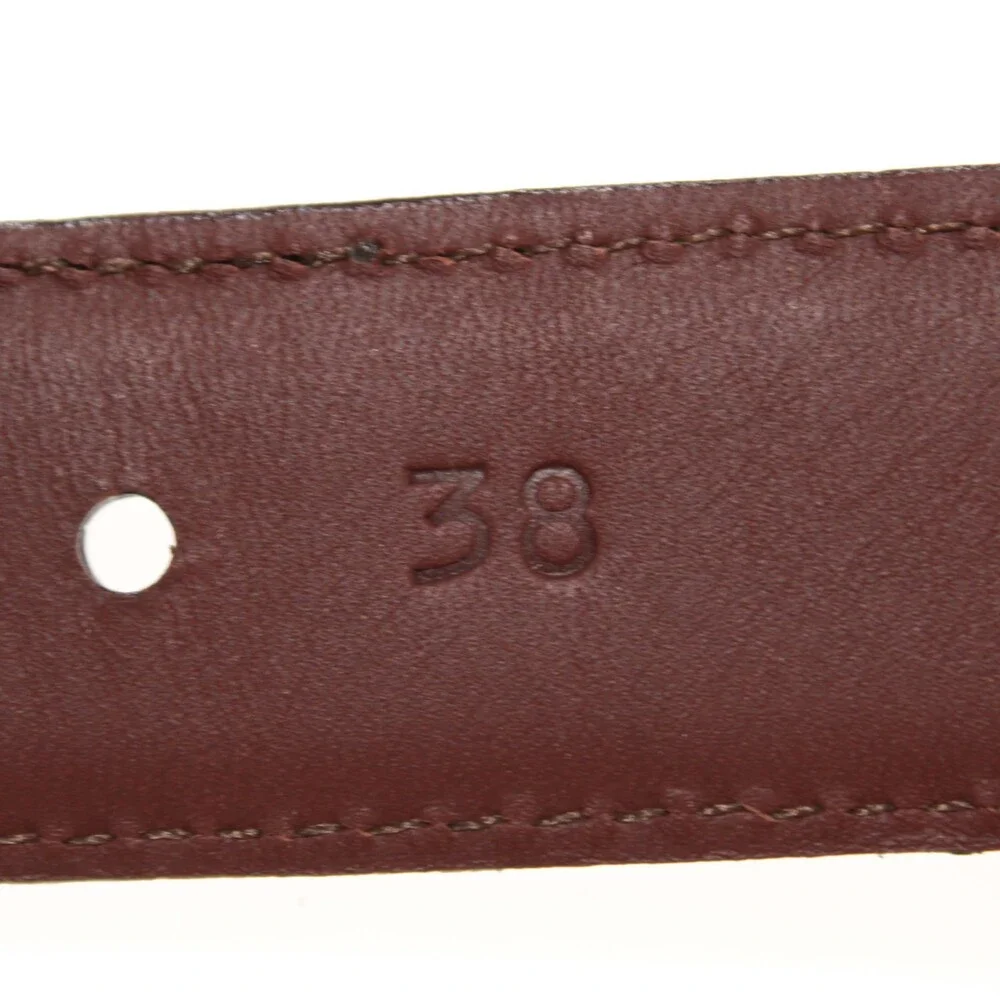 Torino Leather Company NWT Braided / Woven Belt Size 38 US in Brown Leather